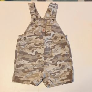 Carhartt overall shorts size 24 months